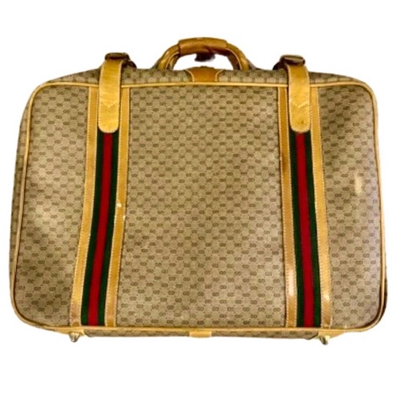 Vintage GUCCI GG MicroGuccissima Sherryline Suitcase w/ Lock & Key - Picture 15 of 15